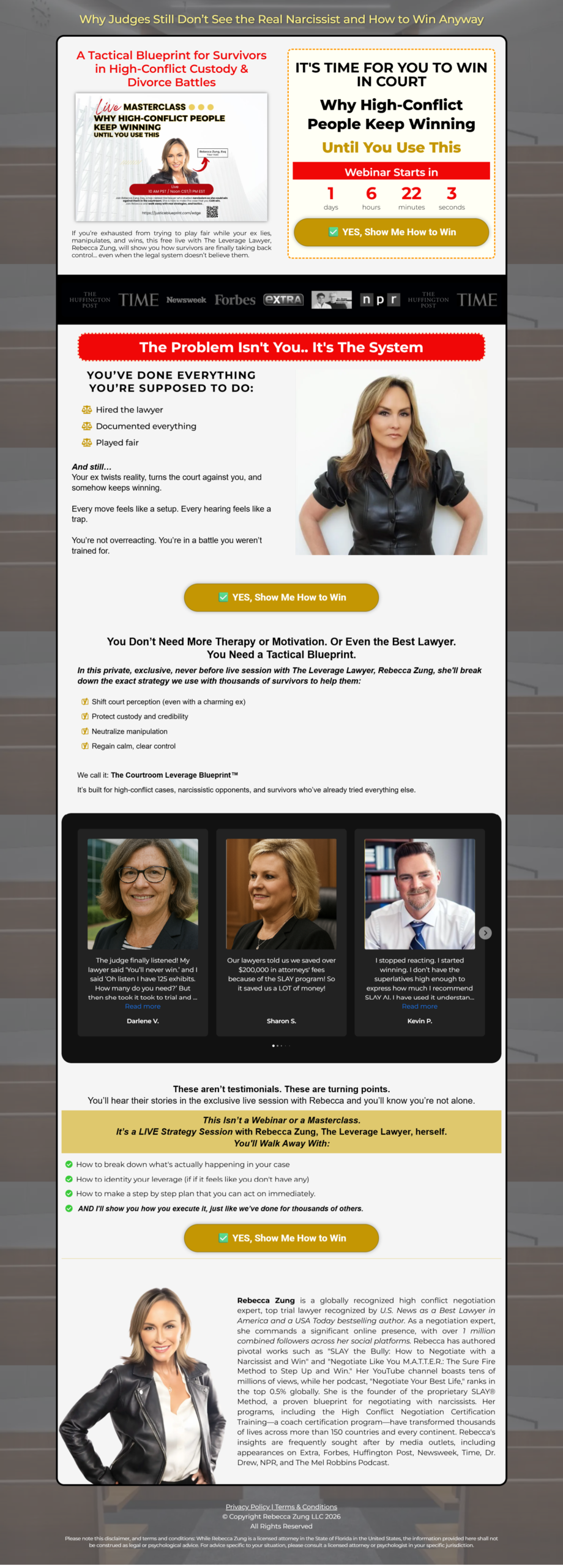 Course / membership page