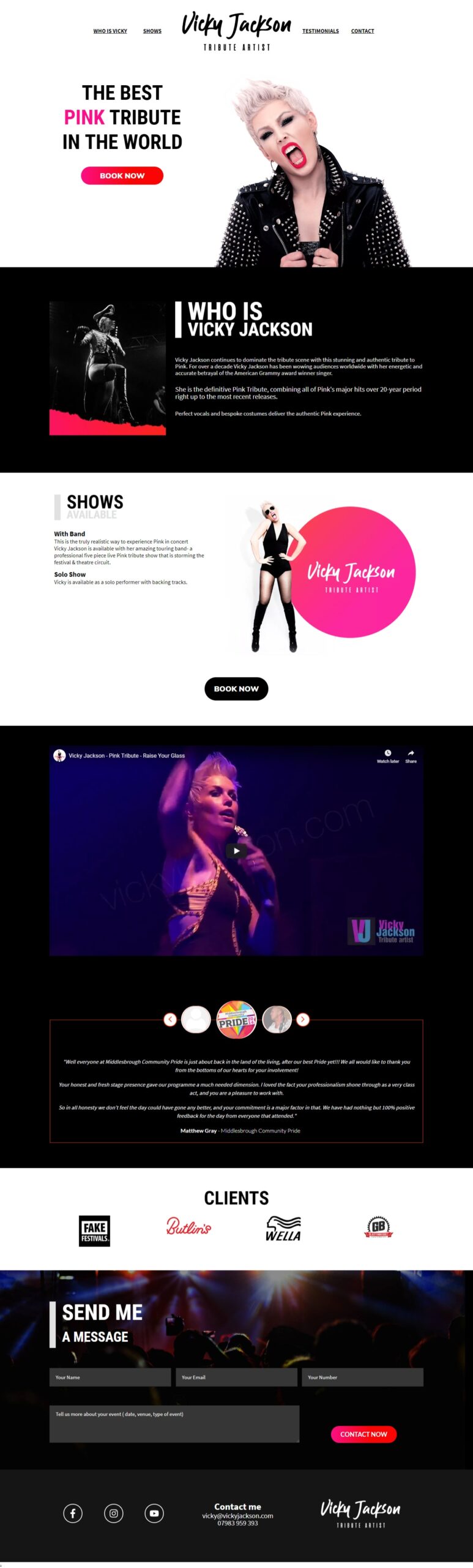 Wordpress Home page
